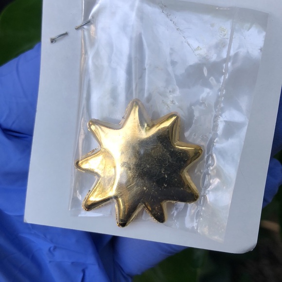 VintageNeimanMarcus“ “coat-look dress“gold star buttons. new with tags. - Picture 2 of 7